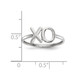 Ladies 14K White Gold Polished XO Fashion Ring product