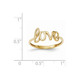 Ladies 14K Yellow Gold Polished Love Ring (Size 7) product