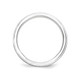 6mm Men's Brushed Sterling Silver Rhodium Plated Band Ring product