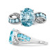 4.40 Carat (ctw) Natural Swiss Blue Topaz Ring in Sterling Silver product