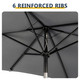 Rectangle Table Umbrella product