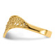 Ladies 14K Yellow Gold Diamond Cut Filigree Ring (Size 7) product