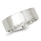 7mm Comfort Fit Flat Wedding Band Ring in Sterling Silver product