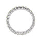 Natural Green Peridot 1/2 Carat (ctw) Eternity Band Ring in Sterling Silver product