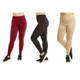 Plus Size Women's Casual Ultra-Soft Workout Leggings (3-Pack) product