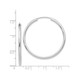 Medium Hoop Earrings in 14K White Gold  1 1/4 Inch (2.00 mm) product