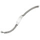 8.75" Men's ID Bracelet in Stainless Steel product