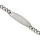 8.75" Men's ID Bracelet in Stainless Steel product