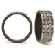 Stainless Steel Brushed Antiqued Textured Ring product
