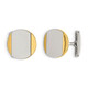 Men's Polished Cuff Links in Stainless Steel product
