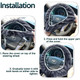  Zone Tech Plush Steering Wheel Cover Set product