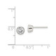 5mm Cubic Zirconia (CZ) Solitaire Earrings in Sterling Silver product