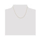 18" 14K Yellow Gold Cable Rope Chain (0.5mm) product