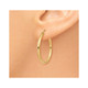 1" Small Hoop Earrings in 14K Yellow Gold (2.00 mm) product