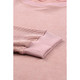 Faith Solid Ribbed Knit Round Neck Pullover Sweatshirt product