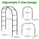 Adjustable Metal Garden Arch (1- or 2-Pack) product