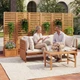 Outdoor Privacy Screen with Planter Boxes product