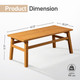 Outdoor Fir Wood Coffee Table product