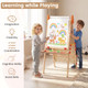 4-in-1 Kids' Wooden Art Easel  product