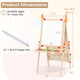 4-in-1 Kids' Wooden Art Easel  product