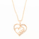 18K Rose Gold "Mom" Drop Necklaces product
