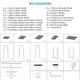Metal Garment Rack with Hanging Rod and 5 Mesh Shelves product
