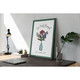 Personalized Family Flower Bouquet Print product