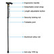 Adjustable Folding Walking Cane product