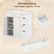 Bathroom Storage Floor Cabinet  product
