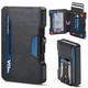 Slim Aluminum Pop-Up Credit Card Holder with Money Clip product