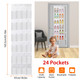 24-Pocket Over-the-Door Shoe Rack product