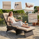 Folding Wicker Chaise Lounge (1- or 2-Pack) product