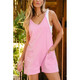 Elliott Spaghetti Straps V Neck Jersey Romper product