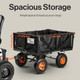 SuperHandy Garden Cart with Tow and Dump Features product