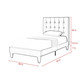Bond Velvet Button Tufted  Bedframe product