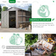 6x6 Storage Utility Shed with Outdoor Rack  product