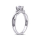 3/8 Carat (ctw) Princess-Cut Lab-Created White Sapphire Infinity Ring product
