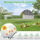 Chicken Coop Run Dome Walk-in Metal Chicken Cage product