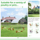 196 Sq.Ft Large Dome Walk-in Metal Chicken Cage product