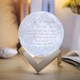 3D Printed Engraved Moon Lamp product