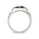 Men's Star of David Antiqued Sterling Silver Ring product