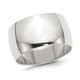 12mm Men's Sterling Silver Wedding Band Ring product