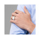 12mm Men's Sterling Silver Wedding Band Ring product