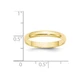 Ladies 10K Yellow Gold 3mm Polished Wedding Band Ring product
