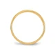 14K Yellow Gold 4mm Flat Wedding Band Ring with Step Edge product