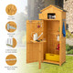 Outdoor Garden Storage Shed with Compartment and Foldable Table product