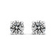 2 Carat Lab Created Diamond Earrings, VS Clarity In 14K Gold product