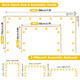 Over the Table Arch Stand (1 or 2 Pack) product
