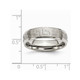 6mm Men's Greek Key Titanium Satin-Polished Wedding Band Ring product