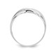 Cocktail X Dome Polished Ring in 14K White Gold product